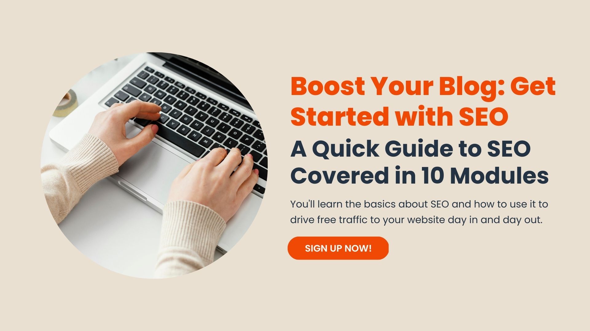 Cover for Boost Your Blog: Get Started with SEO course